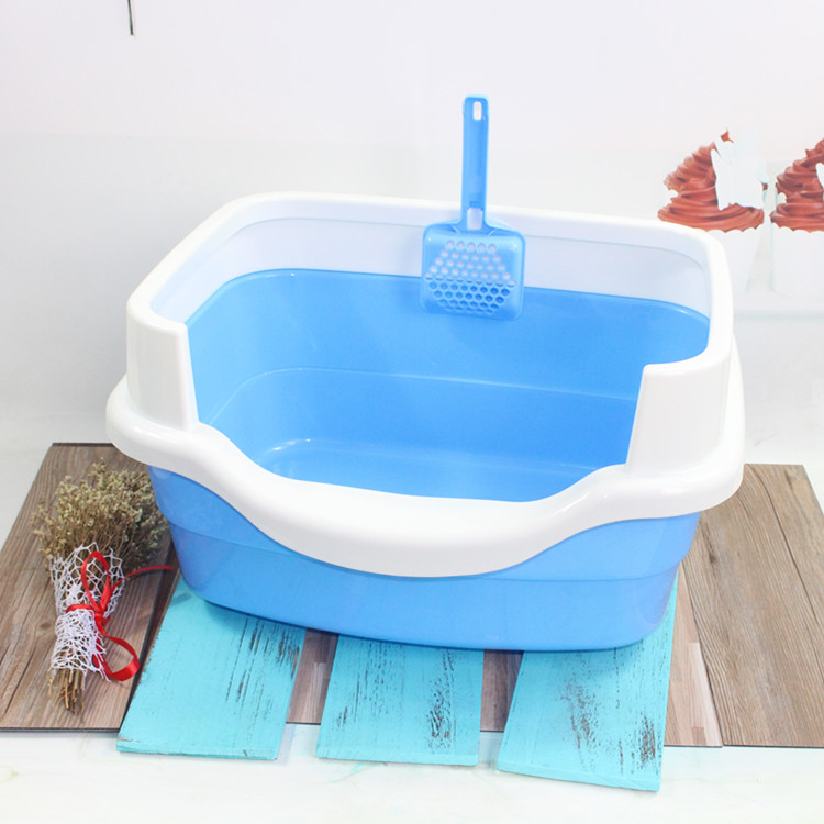 large half seal cat litter box